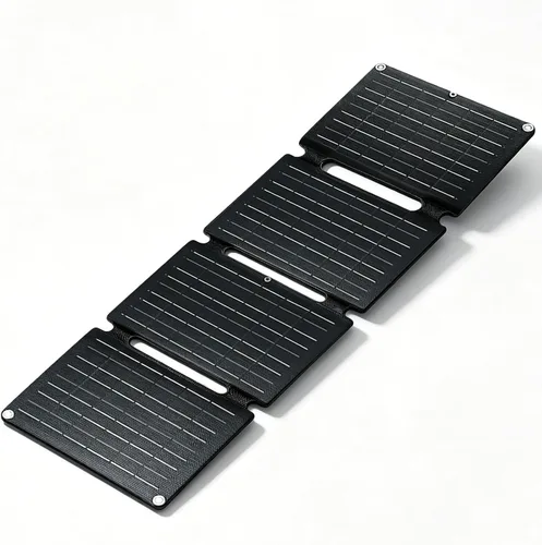 Panel solar plegable portátil de 30 W, cargador solar de 4 pliegues con salidas USB QC3.0 y CC, cargador de panel solar impermeable lPx4 para