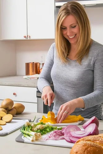 Miniatura 3 de Tablas de cortar para cocina, tabla de cortar sin BPA, diferentes tamaños y asas antideslizantes, juego de tablas de cortar reversibles, grandes