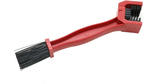 Miniatura 5 de Lavadora de cadena de bicicleta o motocicleta, cepillo de limpieza 2 piezas (color, azul y rojo)