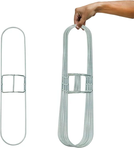 Miniatura 25 de Kleen Handler Trapeador de polvo de microfibra de 48 pulgadas Reemplazo de cabezal de trapeador comercial lavable extra grande, paquete de 6 Azul