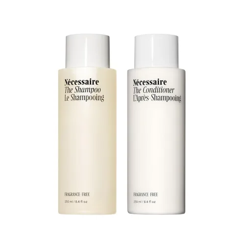 Nécessaire The Hair Duo - Juego de champú y acondicionador 2 x tamaño completo. El champú + el acondicionador. Ácido hialurónico + complejo de