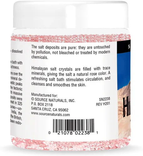 Miniatura 2 de Source Naturals Crystal Balance - Sal de baño del Himalaya, terapia de baño mineral antigua, cristales de 16 onzas