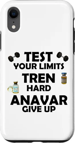 Miniatura 8 de iPhone 15 Funny Test Limits Tren Hard Never Give Up Gym Bodybuilding Case