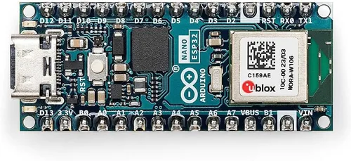 Miniatura 2 de Arduino Nano ESP32 con Headers [ABX00083] - ESP32-S3, USB-C, Wi-Fi, Bluetooth, Soporte HID, MicroPython Compatible para Proyectos IoT y Embebidos