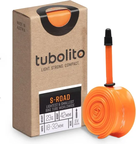 Tubolito S-Tubo Interior TPU 700C x 0.709-1.102 in, 1.654 in/2.362 in/3.150 in Tubo interior de bicicleta de carretera más pequeño y ligero |