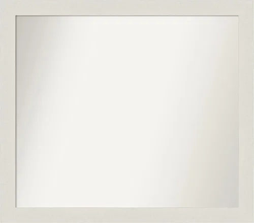 Miniatura 107 de Amanti Art Espejo de baño blanco para sobre el fregadero, 24 x 24 pulgadas, hecho a medida, espejo de tocador cuadrado blanco estrecho, marco
