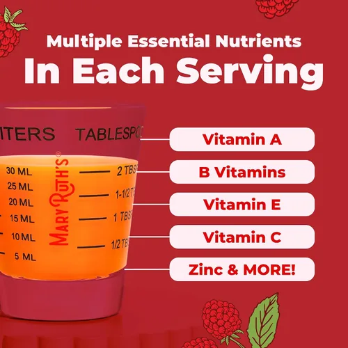 Miniatura 10 de Multivitamínico para mujeres, hombres y niños, vitaminas líquidas de suplemento de apoyo inmunológico y energético. Impulsor de belleza, vegano, sin