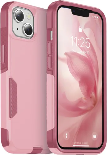 Miniatura 25 de jaroco Funda para iPhone 13 y Funda para iPhone 14 y Funda para iPhone 15 [Protección de Servicio Pesado][Protección contra Caídas de Grado