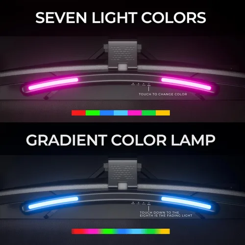 Miniatura 3 de Barra de luz para monitor curvada, retroiluminación RGB, lámpara de pantalla de computadora para cuidado de los ojos, modo de luz dual con control