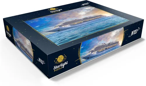 Miniatura 3 de MyPuzzle Cruise Ship in The Caribbean - Rompecabezas prémium de 1000 piezas para adultos