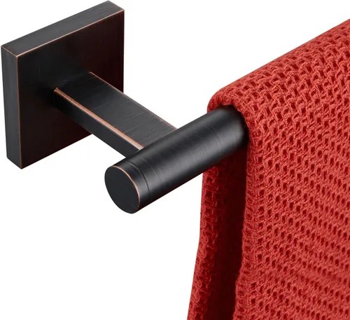 Miniatura 17 de KOKOSIRI Toallero de baño, toallero para baño, cocina, collar de 32 pulgadas, níquel cepillado, acero inoxidable B4005BR-L32
