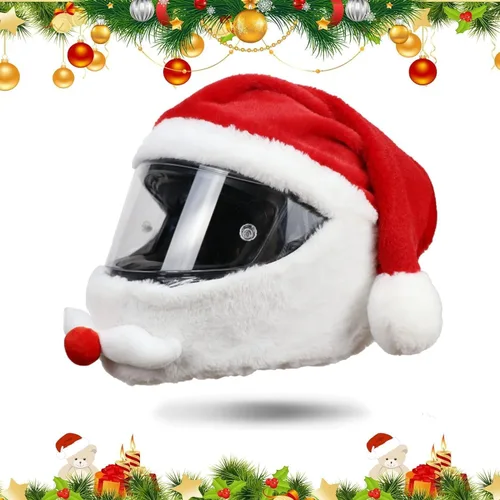 Miniatura 10 de HTLNUZD Funda para casco de motocicleta de cara completa, fácil de instalar, tapa antipolvo, casco de motocicleta, paseos divertidos, juego de felpa
