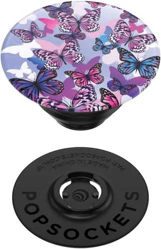Miniatura 4 de PopSockets - Agarre para teléfono con soporte expandible, agarre adhesivo - Flutterby