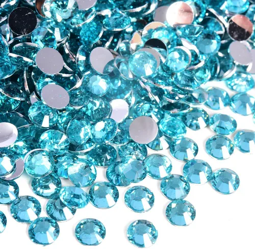 Miniatura 2 de 50000 piezas de diamantes de imitación con parte posterior plana, resina sin termoadhesión, gran cantidad al por mayor para manualidades, bricolaje