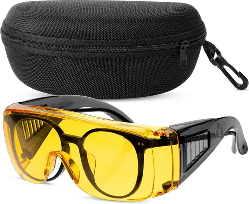 Miniatura 24 de UNCO - Gafas de seguridad sobre gafas, gafas protectoras, antiniebla, trabajo, gafas de seguridad sobre Negro