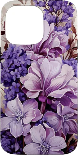 Miniatura 20 de Funda para iPhone 12 mini Lavender Floral Purple Flower