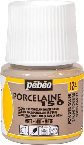 Miniatura 31 de Pebeo Porcelaine 150, Pintura China, Botella 1.5 fl oz - Blanco Perla