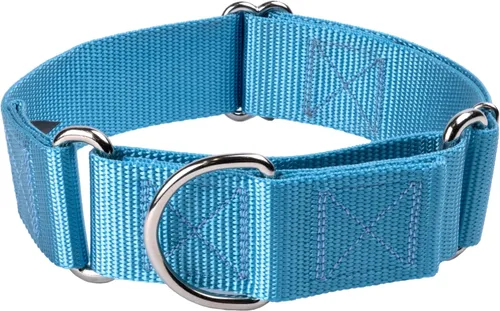 Miniatura 27 de Country Brook Petz - Collar para perro de nailon resistente Martingale de 15 colores (extra grande, 1 1/2 pulgadas de ancho, azul océano)