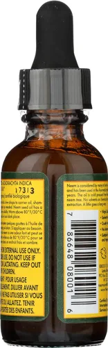 Miniatura 2 de Neem Aura, Aceite de Semilla de Neem Orgánico, 1 Fl Oz
