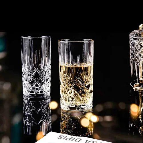 Miniatura 4 de Highball Glasses Collins - Juego de 6 vasos altos de 14 onzas, cristalería para bebidas, agua, cerveza, refrescos
