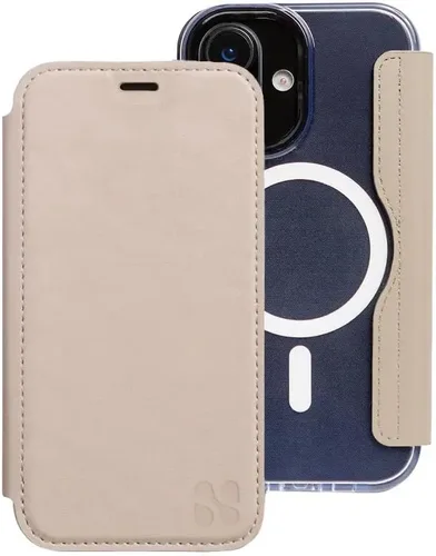 Miniatura 89 de SafeSleeve Funda de piel tipo cartera desmontable para iPhone 14 con bloqueador EMF para teléfono celular con 3 tarjeteros y soporte ajustable