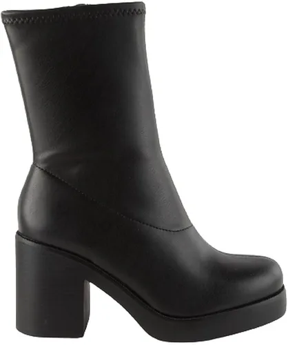 Miniatura 3 de Botas de plataforma de tacón grueso hasta la rodilla para mujer