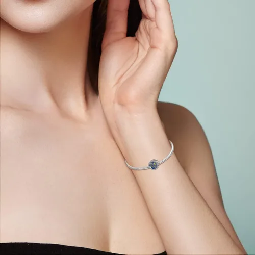 Miniatura 188 de MULA - Dijes de plata de ley 925 para pulseras y collares, colgantes de letras para la familia, cuentas de viaje en avión, dijes de árbol