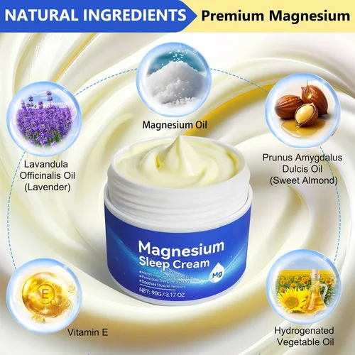 Miniatura 3 de Aceite de magnesio para pies, crema tópica de magnesio, alta concentración Zechstein genuino, 1 paquete
