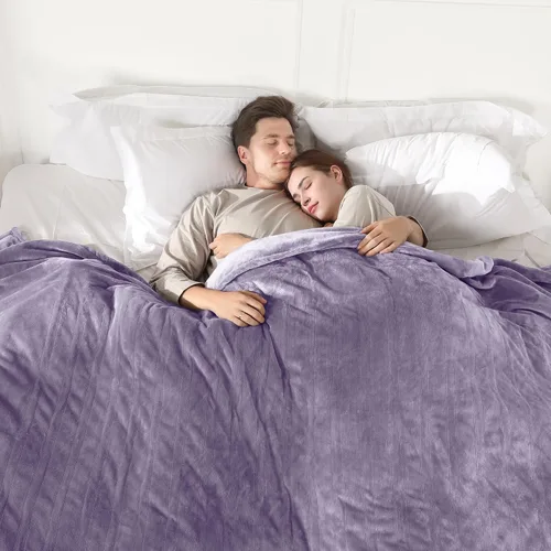 Miniatura 19 de COZYTY Manta eléctrica tamaño completo, manta térmica de franela súper suave y acogedora con 6 niveles de calefacción y 1-10 horas de apagado