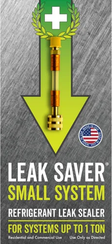 Sellador de fugas refrigerante Leak Saver Direct Inject para sistemas pequeños | Sellador de fugas AC para la mayoría de los sistemas HVAC de hasta