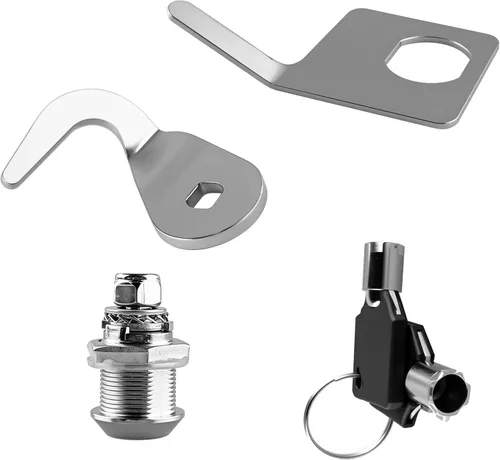 Miniatura 7 de Cerradura de motocicleta Harley Trunk Latch Tour Pak Lock con 2 llaves se adapta a modelos Harley Davidson 1991-2013 con Tour Pak