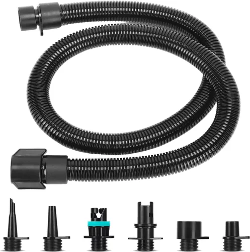Manguera de bomba SUP, manguera de inflado para bomba de aire eléctrica portátil, adaptador de conexión rápida para tabla de remo de pie, barco,