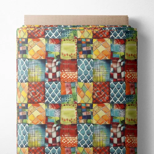 Miniatura 158 de Paquete de tela de algodón de color sólido, 50 cuadrados precortados (8 x 8 x 8 pulgadas), 100% algodón, 120 GSM, fabricado en Türkiye