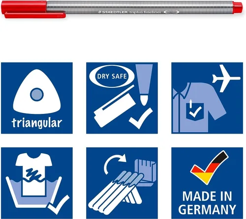 Miniatura 6 de Set de 10 lápices de colores Staedtler Triplus, varios