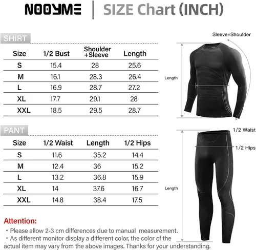 Miniatura 5 de Ropa interior térmica para hombre, pantalones largos para hombre, ropa interior larga para hombre, capa base para hombre