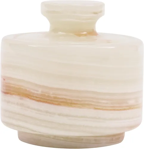 Miniatura 13 de MARBLOUS KRAFTS Bodega de sal de mármol con tapa, soporte de sal marinara de 3 pulgadas para mostrador, caja de sal y recipiente de sal de piedra