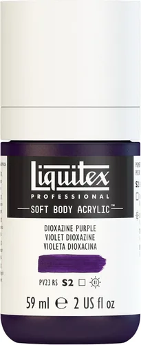 Miniatura 66 de Liquitex Professional Soft Body - Pintura acrílica, botella de 2 onzas (59 ml), blanco titanio Titanio Blanco