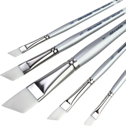 Miniatura 10 de Silver Brush Limited SW-1520S - Juego de acuarela básica para pintura de acuarela, juego de 3, pinceles redondos #10 brillantes, #6 y #8, mango corto