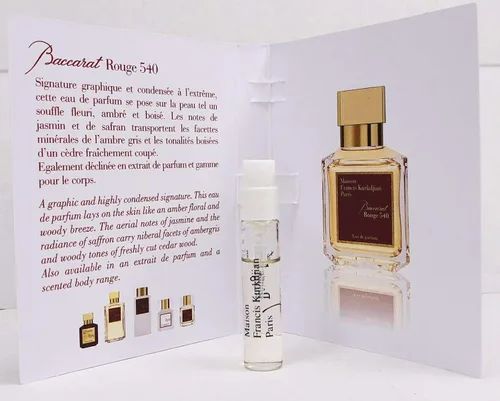 Miniatura 2 de Maison Francis Kurkdjian BACCARAT ROUGE 540 Eau de Parfum - Espray de vial de 2 ml / 0.06 fl oz