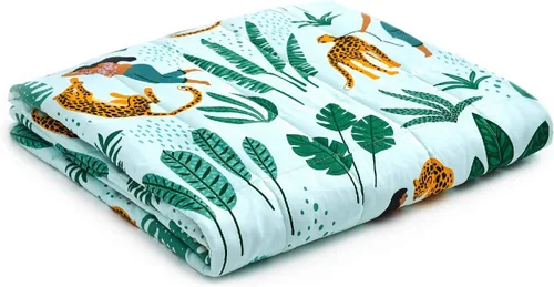 Miniatura 37 de YnM Manta con peso refrescante para adultos, terciopelo refrescante y acogedor de doble cara, manta pesada de 30 libras para parejas, uso en cuatro