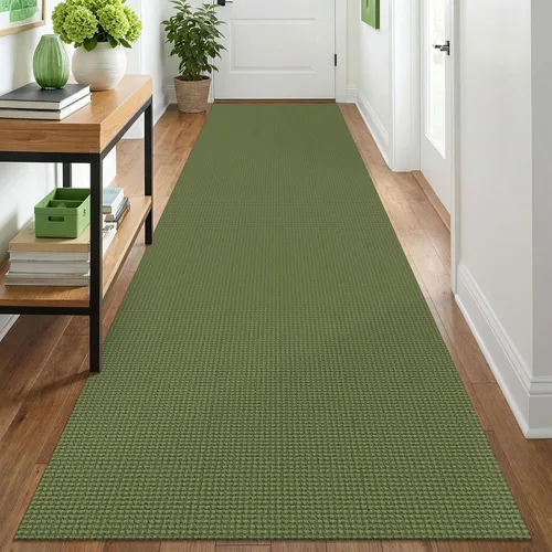Miniatura 170 de IOHOUZE Alfombra de Área Lavable 4x6 Antideslizante con Respaldo de Goma Alfombras Tejidas para Entrada Interior Alfombras de Dormitorio Alfombra