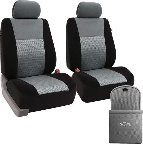 Miniatura 17 de Fundas FH GROUP, FH-FB060114 para asientos de auto, juego completo, compatibles con bolsa de aire y separación para la mayoría de autos, camionetas