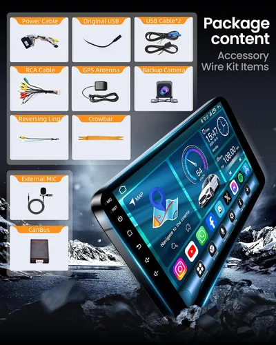 Miniatura 9 de 4G RAM+64G ROM Andriod 13 Radio de coche para Dodge Ram 1500 2500 2013-2018: 9 pulgadas 1280 * 800 HD IPS pantalla táctil estéreo actualización