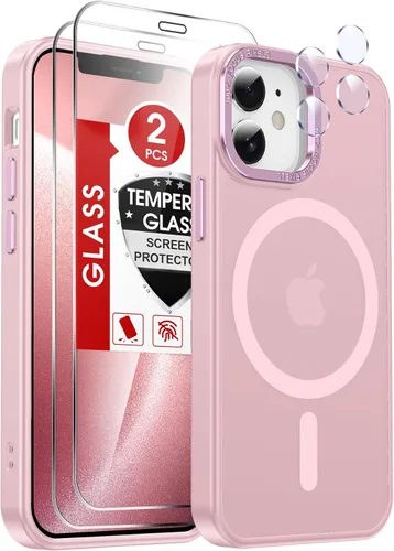 Miniatura 35 de LeYi Funda para iPhone XR: con protector de pantalla X2 + 2 funda para cámara [compatible con MagSafe] Funda protectora magnética i iphoneXR
