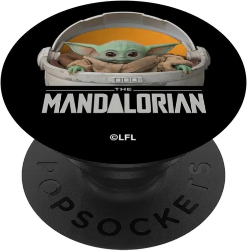 Star Wars The Mandalorian The Child Flotante Pod PopSockets PopGrip: Agarre intercambiable para teléfonos y tabletas