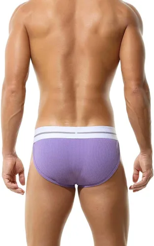 Miniatura 4 de BANGWEAR Tanga retro breve algodón calzoncillos 2.0 in banda elástica ropa
