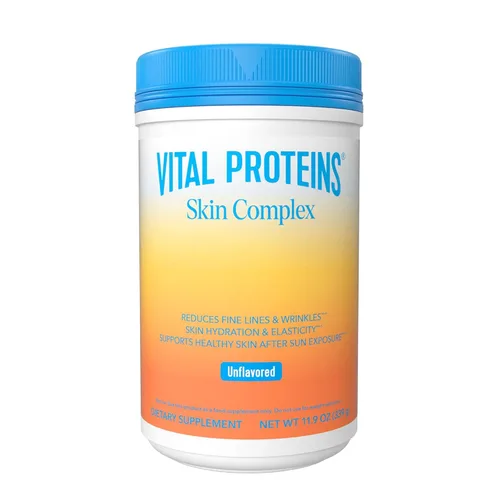 Vital Proteins Péptidos de colágeno para mujeres - 20 g de colágeno hidrolizado, vitamina C, ácido hialurónico, reduce líneas finas y arrugas,