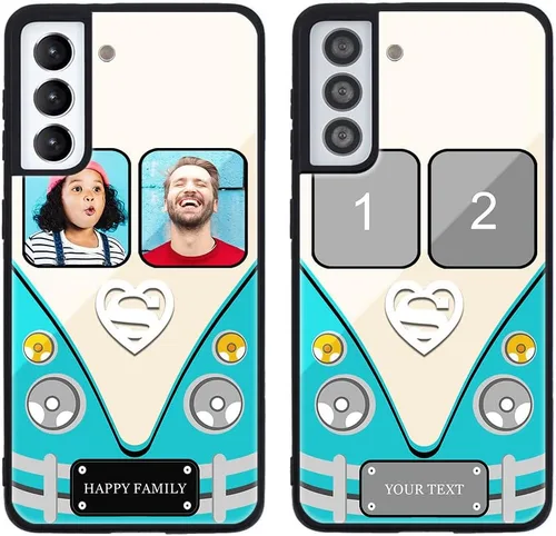 Miniatura 338 de Funda de teléfono personalizada para Samsung Galaxy S22+ / S22 Plus 5G, funda de TPU suave de vidrio templado antiarañazos personalizada con foto