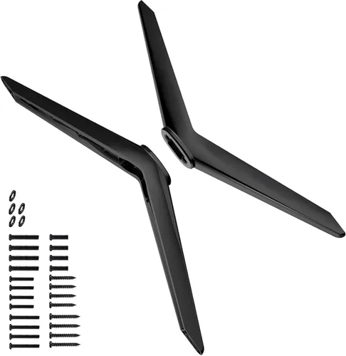 Miniatura 8 de Soporte base mejorado para TCL de 28, 32, 40, 43, 49, 50, 55, 65 pulgadas, patas de TV Roku para TCL Roku TV, patas de soporte de TV con juego