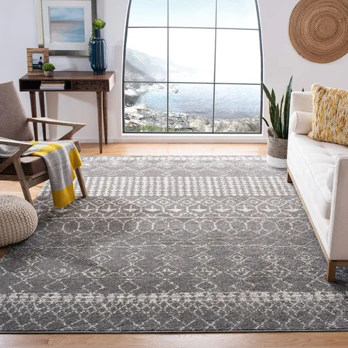 Miniatura 10 de SAFAVIEH Tulum Collection - Alfombra decorativa de 2 x 3 pies, diseño marroquí bohemio envejecido, no desprende pelusa y fácil de limpiar, ideal